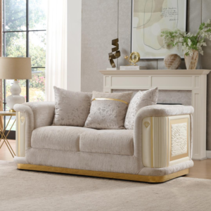 L8225-BONA-LOVE SEAT-BEIGE